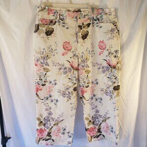 Lauren Ralph Lauren Floral Pants White/Multicolor